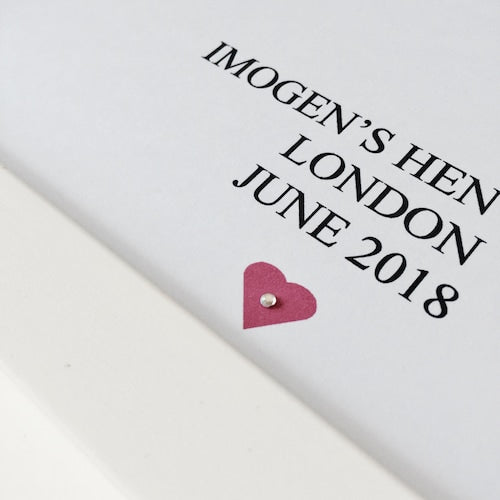 "Kiss the Miss Goodbye" Hen Party Keepsake Print
