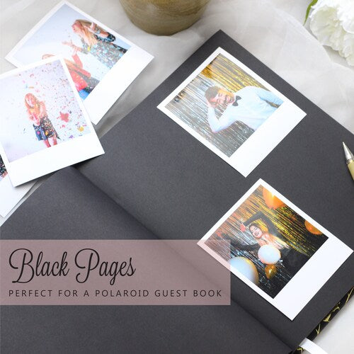Custom Bachelorette Party Guest Book | White & Rose Gold