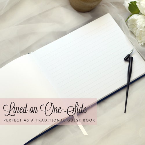 Custom Bachelorette Party Guest Book | White & Rose Gold