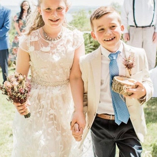 Personalized Wood Slice Ring Bearer Box | Rustic Ring Holder | Wedding Ring Pillow Alternative