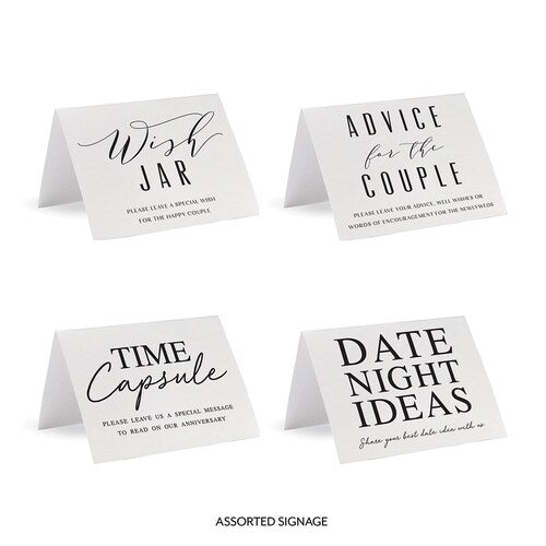 Personalized Wedding Wish Jar with Advice Cards