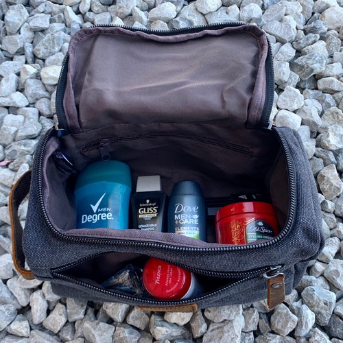Men’s Leather Toiletry Bag