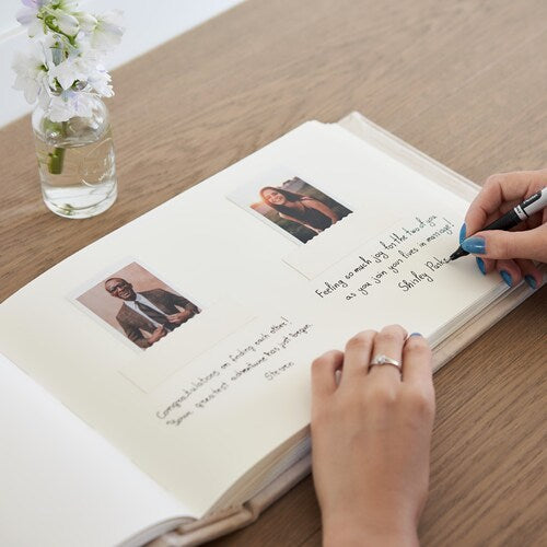 Personalized Instax Wedding Guest Book & Photo Album