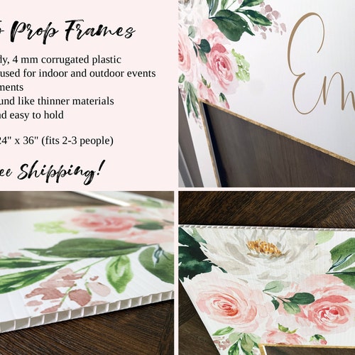 Custom Selfie Photo Prop Frame – Ready-to-Use for Any Occasion