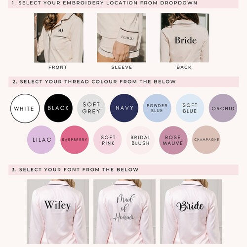 Bridesmaid Pajama Set