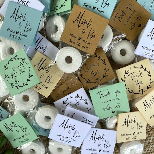 “Mint to Be” Wedding Favors – Personalized Lifesavers Candy