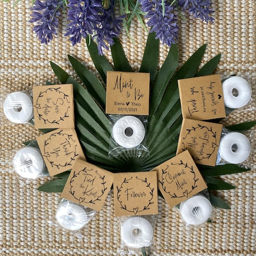 “Mint to Be” Wedding Favors – Personalized Lifesavers Candy