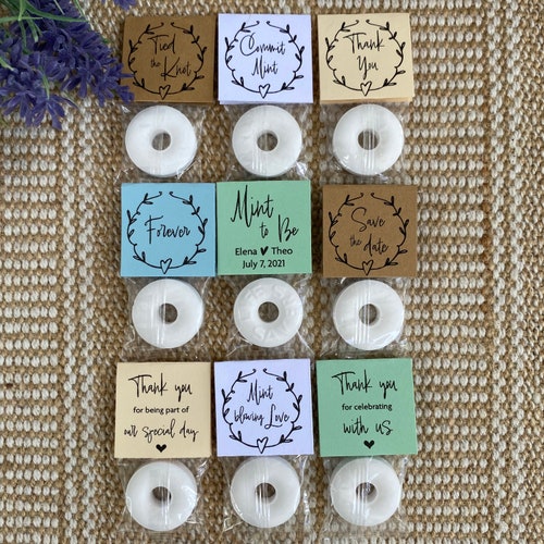 “Mint to Be” Wedding Favors – Personalized Lifesavers Candy