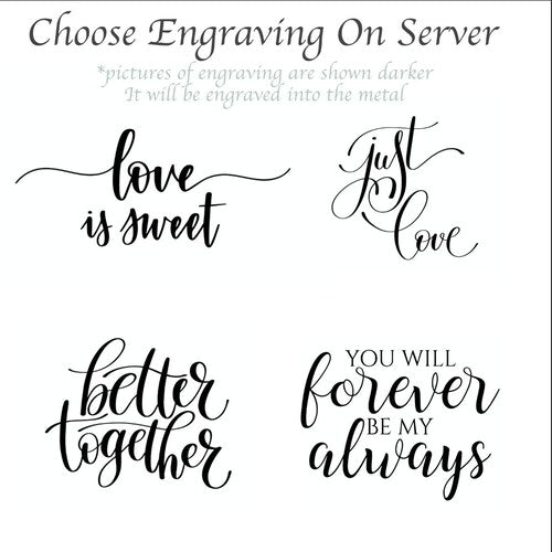 Classic Silver Engraved Wedding Cake Knife & Server Set