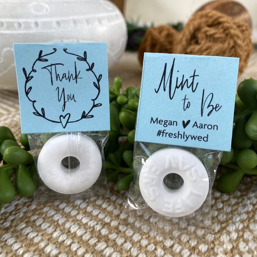 “Mint to Be” Wedding Favors – Personalized Lifesavers Candy
