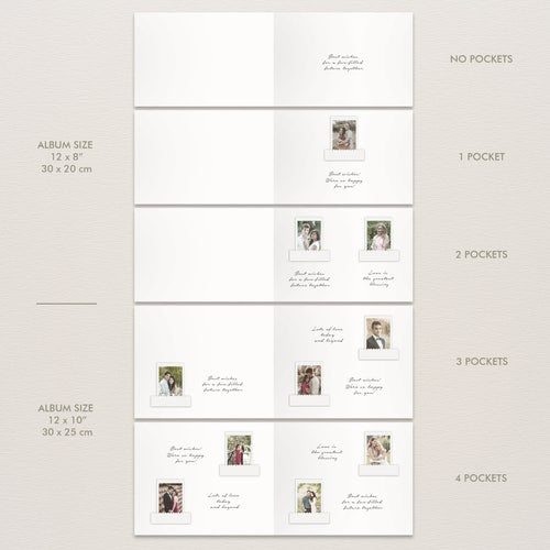 Personalized Instax Wedding Guest Book & Photo Album