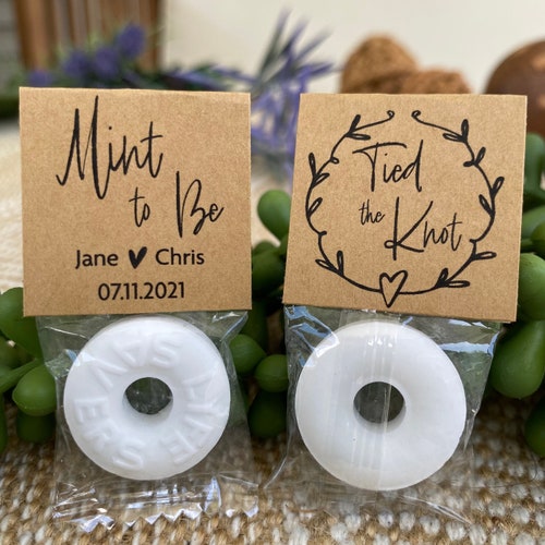 “Mint to Be” Wedding Favors – Personalized Lifesavers Candy