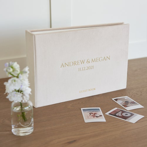 Personalized Instax Wedding Guest Book & Photo Album