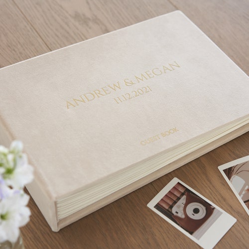 Personalized Instax Wedding Guest Book & Photo Album