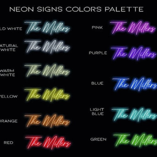 Custom Neon Wedding Sign