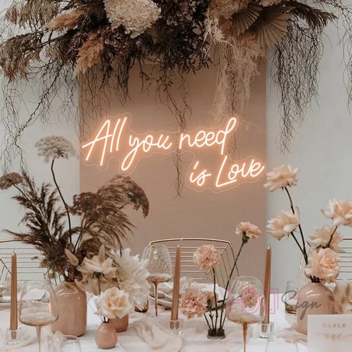 Custom Neon Wedding Sign
