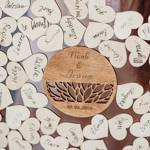 Acrylic Drop Box Wedding Guest Book Alternative