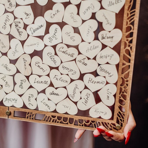 Acrylic Drop Box Wedding Guest Book Alternative
