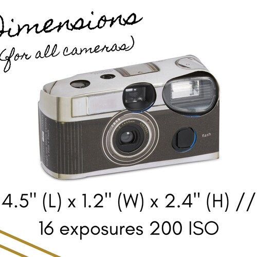 Disposable Cameras – 5 Chic Designs for Weddings and Events