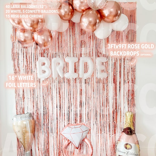 Rose Gold Bride Bachelorette Party Garland Set