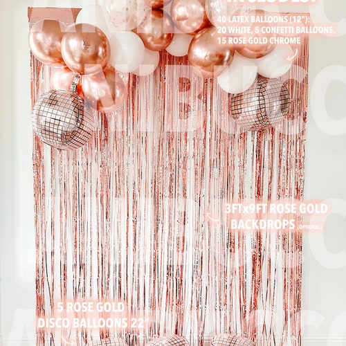 Rose Gold Bride Bachelorette Party Garland Set