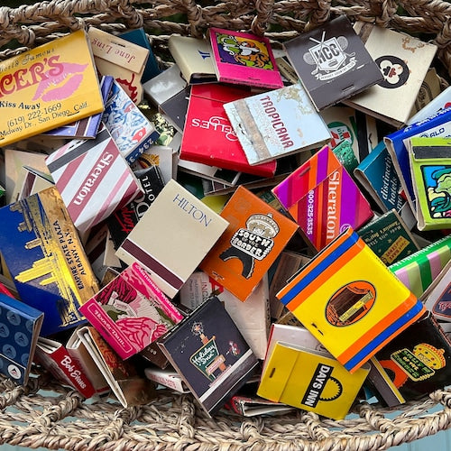 Vintage Matchbook Collection – Set of 16
