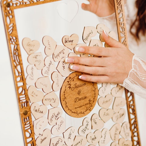 Acrylic Drop Box Wedding Guest Book Alternative