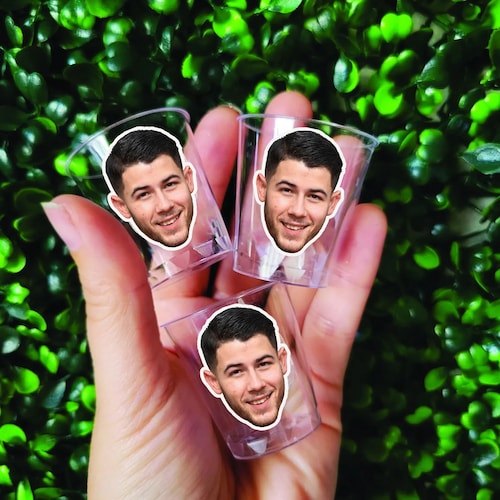Custom Groom Face Plastic Shot Glasses – Bachelorette Party Favors