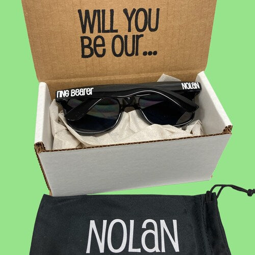 Personalized "Will You Be Our Ring Security" Sunglasses – Kids Wedding Proposal Gift