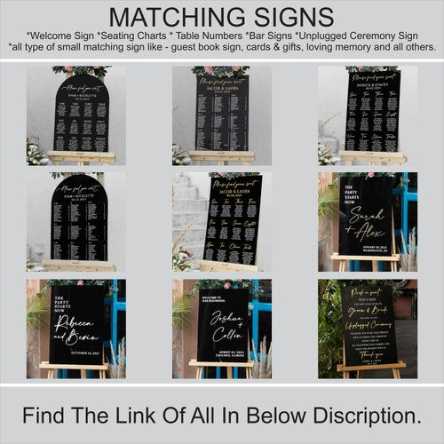 Black Acrylic 3D Wedding Table Numbers – Laser Cut Wedding Signage & Table Decor