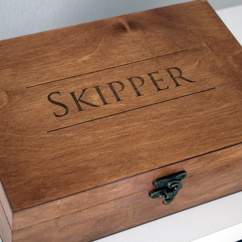 Personalized Wooden Keepsake Box with Custom Engraving