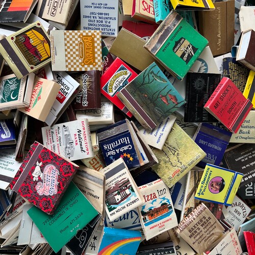 Vintage Matchbook Collection – Set of 16