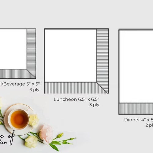 Personalized Full-Color Logo and Monogram Cocktail Napkins
