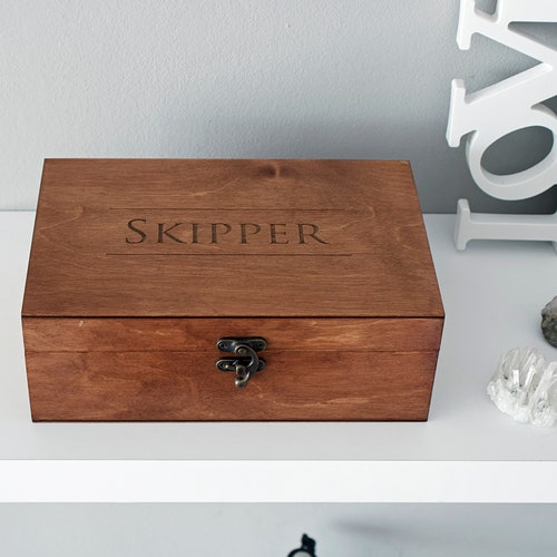 Personalized Wooden Keepsake Box with Custom Engraving