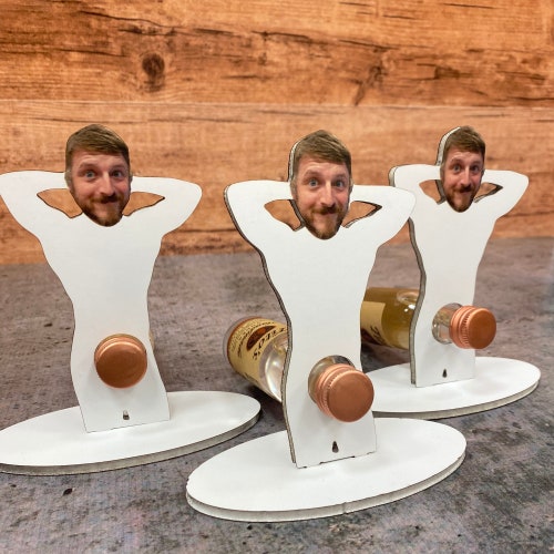 Custom Groom Face Shooter Holders for Bachelorette Party