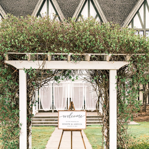 Personalized Wedding Welcome Sign