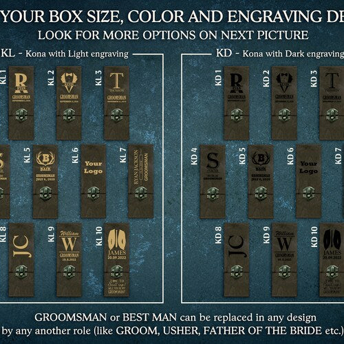 Personalized Wooden Mini Alcohol Box for Groomsmen Gifts