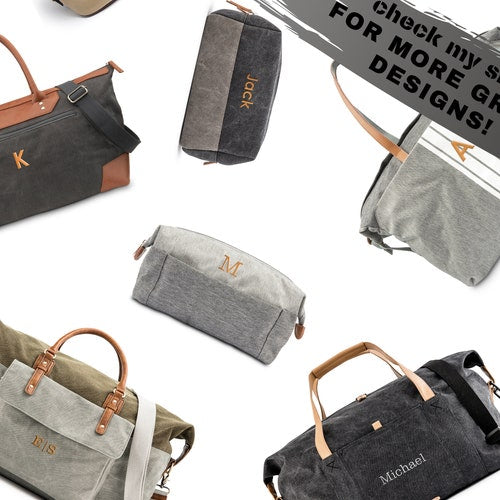 Custom Monogram Weekender Bag