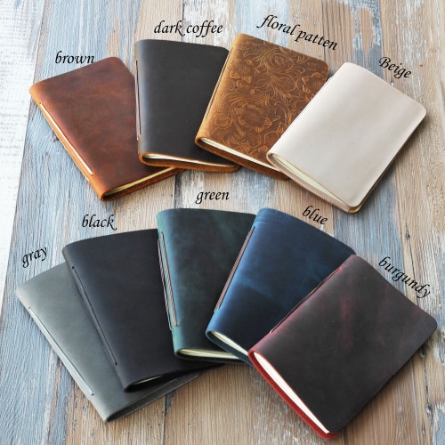 Personalized Leather Wedding Vow Book