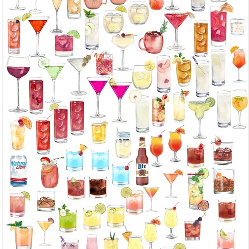 Pet Signature Drinks Wedding Bar Sign