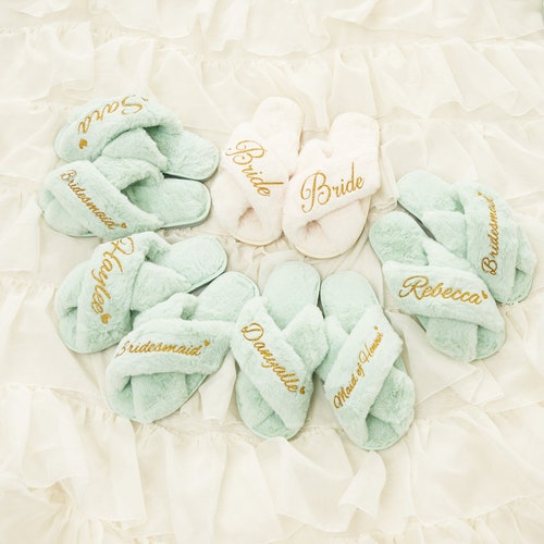 Custom Fluffy Slippers