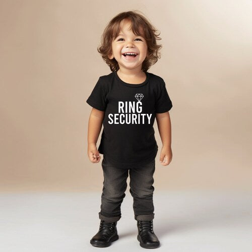 Ring Bearer Proposal Gift Set – Personalized Shirt, Sunglasses & Custom Box