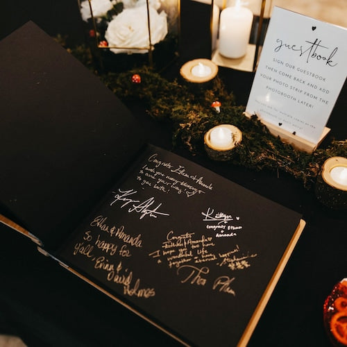 Personalized Wooden Wedding Guest Book
