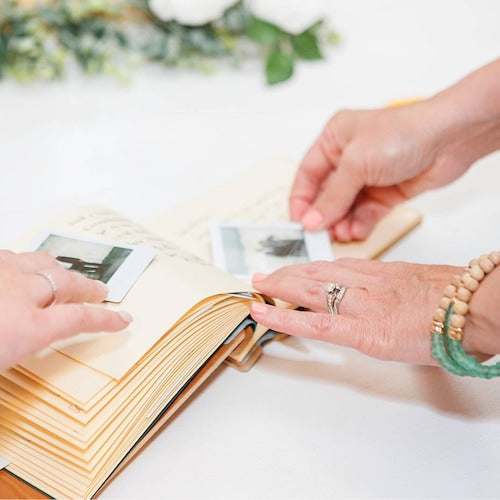 Personalized Wooden Wedding Guest Book