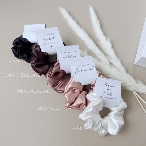 To Have and To Hold Scrunchie Bridesmaid Proposal Gift