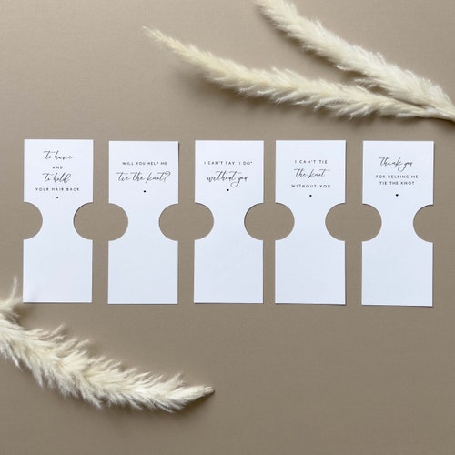To Have and To Hold Scrunchie Bridesmaid Proposal Gift