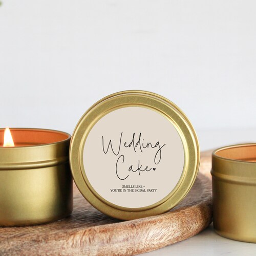 Bridal Party Proposal Candle