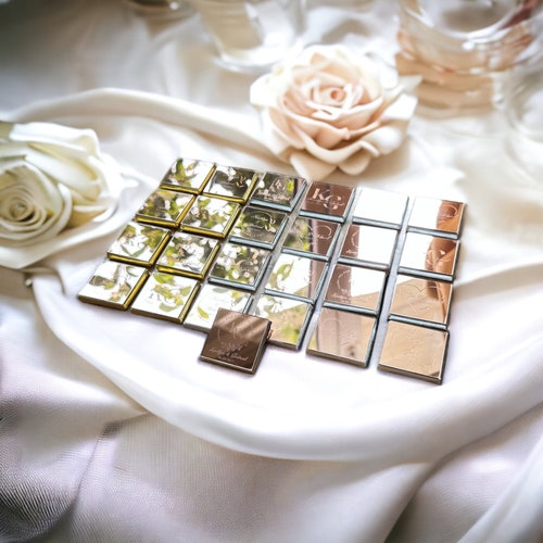 Customized Chocolate Wedding Favors – Set of 50