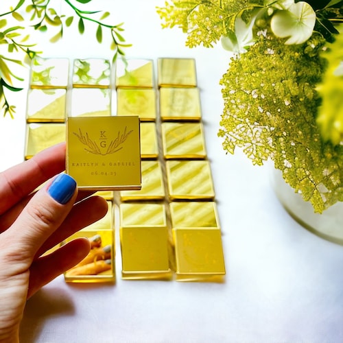 Customized Chocolate Wedding Favors – Set of 50