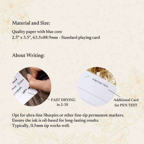 Personalized Wedding Guest Book Playing Cards